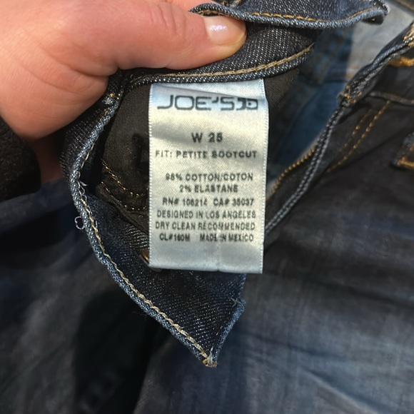 Joes petite bootcut jeans size 25 - Picture 3 of 4